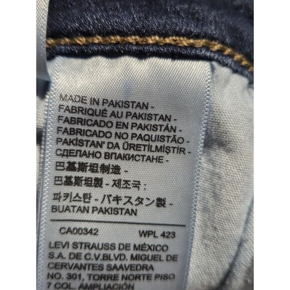 Levi's Women's 725 High Rise Bootcut Jeans Tag Size 33x32 Blue Denim - Picture 7 of 13